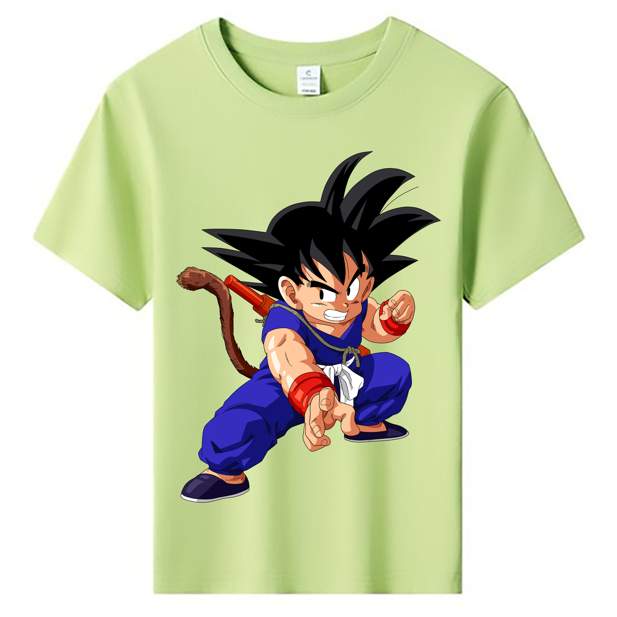 （画像用） ドラゴンボール 孫悟空（そん ごくう）Son Goku カカロット DRAGON BALL Kakarotto 綿100％キッズTシャツ（フロントプリント）